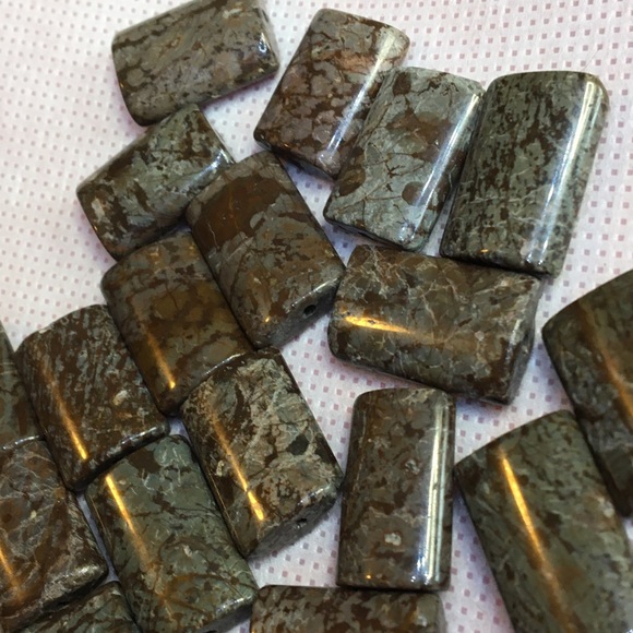 Snowflake Jasper beads - Picture 6 of 8